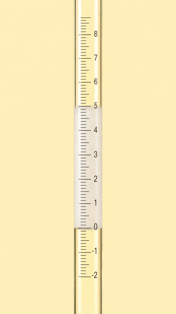 Burette fine foam measurement